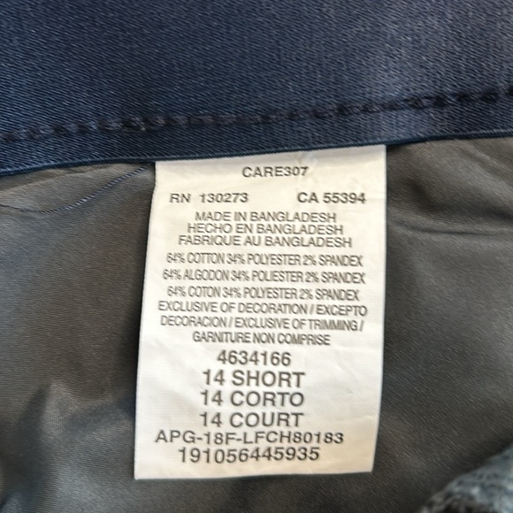 NWT Lee Flex Motion Reg Fit Straight Leg Mid Rise Black Dress Pants. Size 14S - Picture 11 of 16